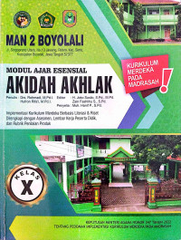 Image of Modul Ajar Esensial Akidah Akhlak Kelas X